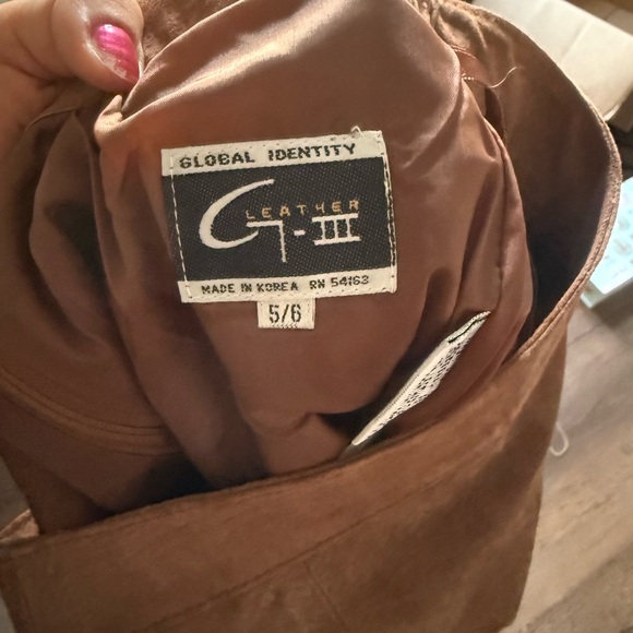 Vintage brown suede skirt 5/6 - Picture 2 of 3